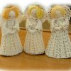 LITTLE CHRISTMAS ANGELS toy knitting pattern - Image 2