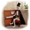 BONAPARTE SKELETON toy knitting pattern with cape and top hat