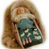 LAMBS AND LULLABIES pram cot cover knitting pattern