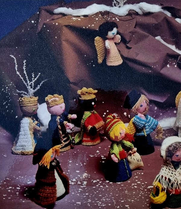 NATIVITY toy crochet pattern Mon Tricot MJ27 and MJ28