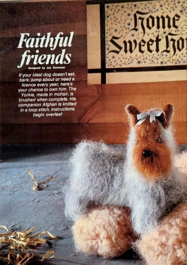 Afghan toy knitting pattern by Joy Gammon - Image 2